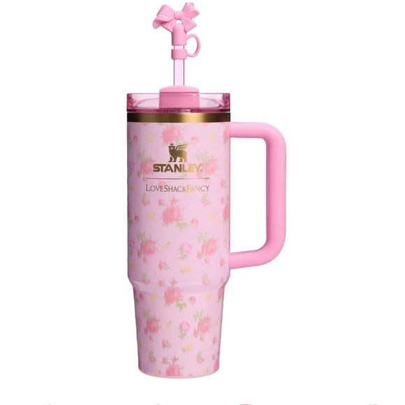 LoveShackFancy Accessories - LoveShackFancy x Stanley Pink Floral Box 30oz. NIB